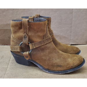 LAREDO Emersyn size 8.5M Leather tan round toes western boots